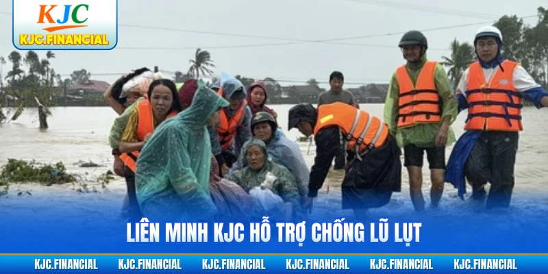 Liên minh KJC hỗ trợ chống lũ lụt