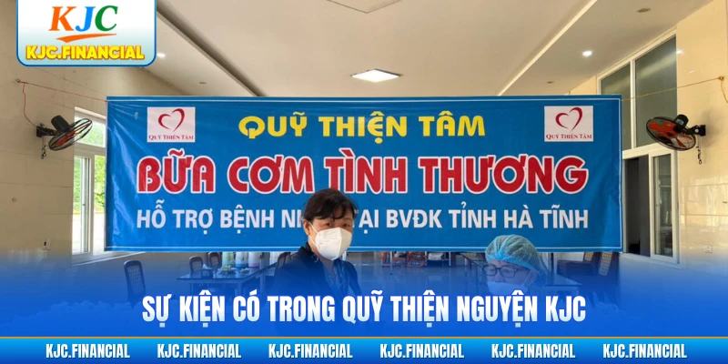 Sự kiện có trong quỹ thiện nguyện KJC