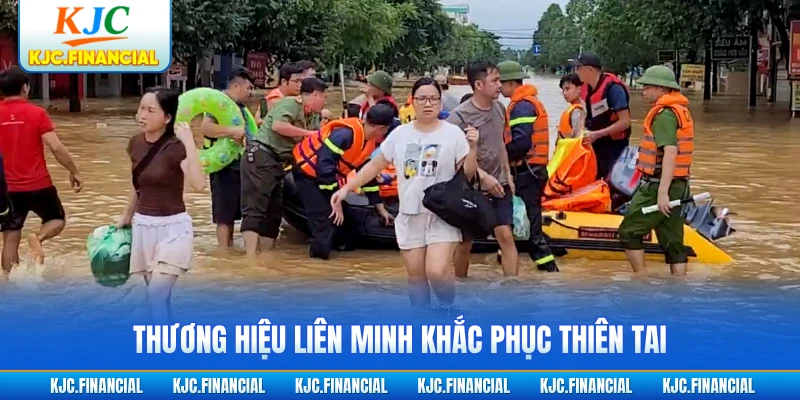 Thương hiệu liên minh khắc phục thiên tai